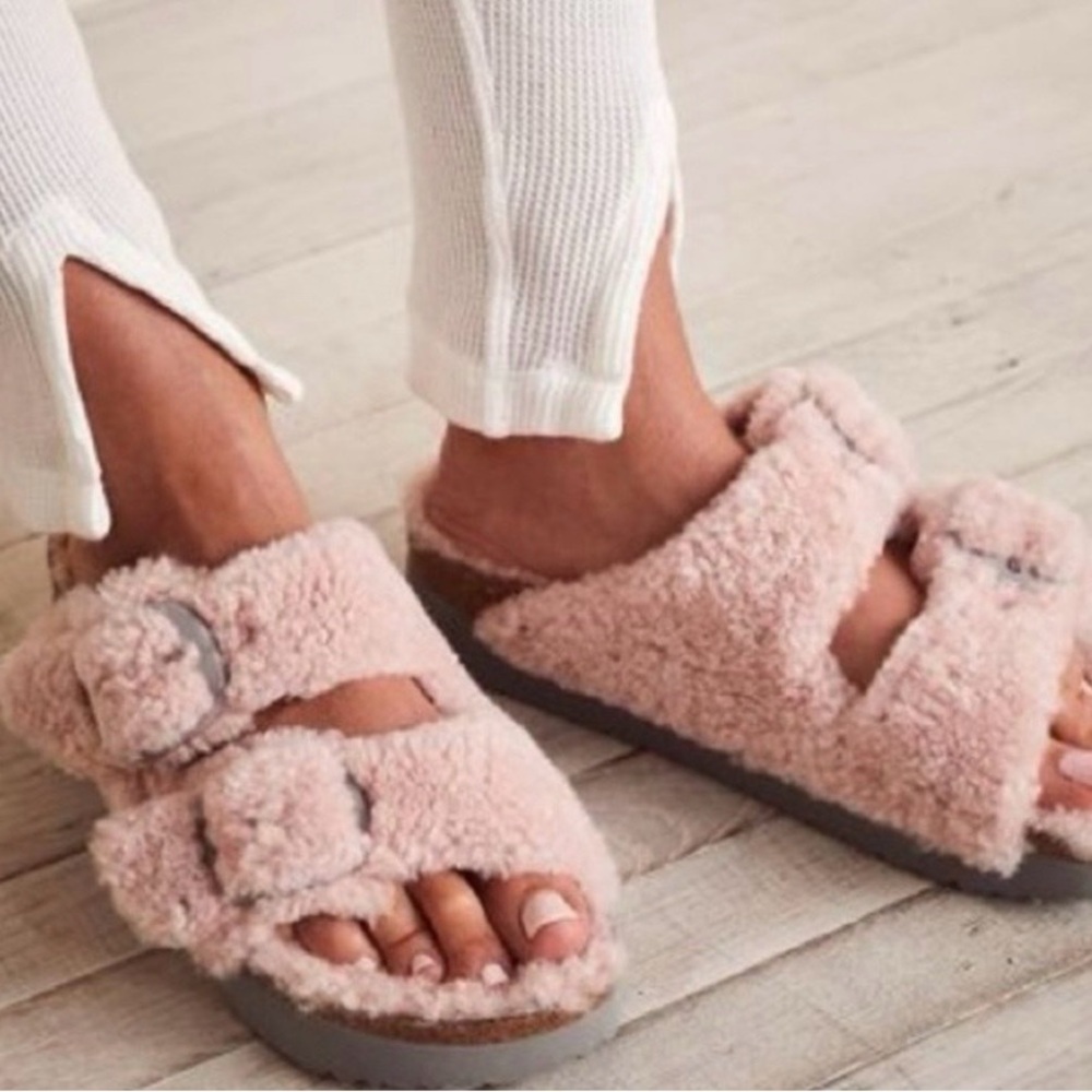 Birkenstock Papillio Pink Shearling